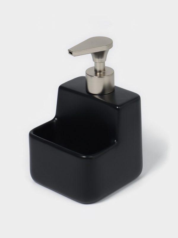 Дозатор для моющего средства с подставкой для губки Дозатор для моющего средства с подставкой для губки