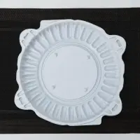 Дно для тортницы пластиковое одноразовое ПР-Т-225, 25&times;10,6 см, внутренний 23&times;9,5 см, белое