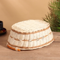 Корзина плетеная 32x25x11 см, ротанг