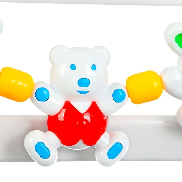 Растяжка на коляску/кроватку «Веселые друзья», цвет МИКС, р-р 44-72, Аэлита Растяжка на коляску/кроватку «Веселые друзья», цвет МИКС, р-р 44-72, Аэлита