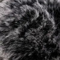 Помпон искусственный мех "Чернобурка" d=9 см