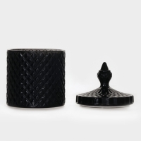 Конфетница с крышкой "Малифисента" 550 мл 10,5х10,5х18 см