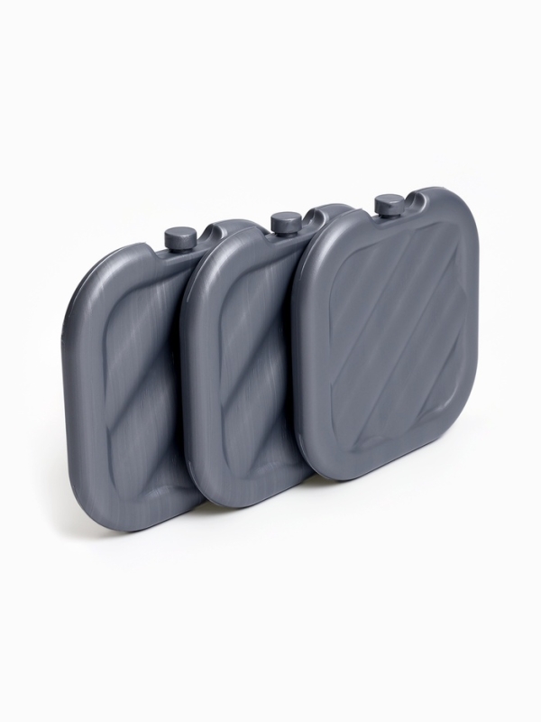 Аккумулятор холода 300 мл "Мастер К", хладоэлемент для термосумок, 16.1 х 16.1 см, 3 штуки   1078251