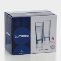 Набор стеклянных стопок «Нью-Йорк», 50 мл, 6 шт Набор стеклянных стопок «Нью-Йорк», 50 мл, 6 шт