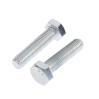 Болт ТУНДРА, оцинкованный, DIN 933, класс прочности 8.8, М12х50 мм, 1 кг Болт ТУНДРА, оцинкованный, DIN 933, класс прочности 8.8, М12х50 мм, 1 кг