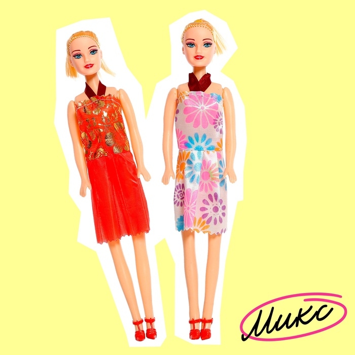 Кукла-модель &laquo;Тина&raquo; в платье, МИКС