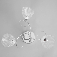 Люстра "Нора" 3х60Вт Е27 Хром 52х52х26см Люстра "Нора" 3х60Вт Е27 Хром 52х52х26см