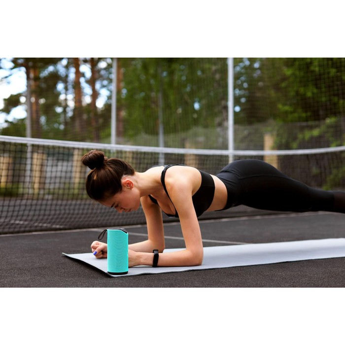 Портативная колонка Luazon LAB-52, 6 Вт, microSD, AUX, USB, зеленая Портативная колонка Luazon LAB-52, 6 Вт, microSD, AUX, USB, зеленая