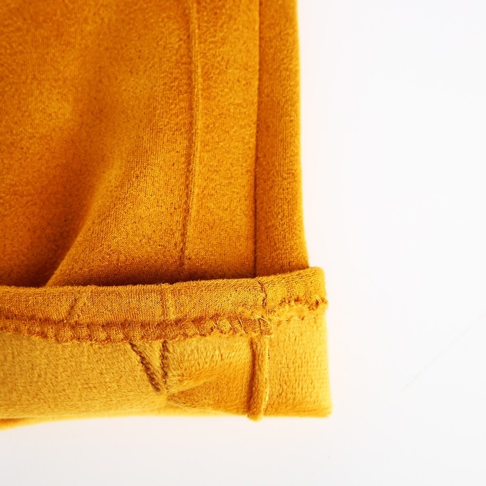 Перчатки женские, безразмерные, без утеплителя, цвет горчичный Перчатки женские, безразмерные, без утеплителя, цвет горчичный