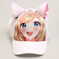 Кепка детская для девочки "Котик", аниме, с ушками, р-р 52-54, 5-7 лет Кепка детская для девочки "Котик", аниме, с ушками, р-р 52-54, 5-7 лет
