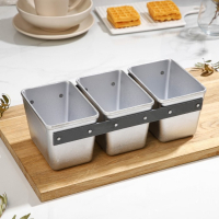 Хлебная форма, 30,5&times;14&times;10 см, 3-х секционная