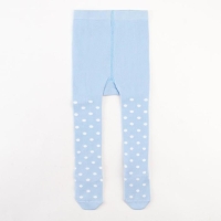 Колготки Крошка Я &laquo;Панда&raquo;, цвет голубой, рост 74-80 см