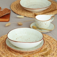 Салатник фарфоровый Samold &laquo;Хорека Графит&raquo;, 580 мл, 19х17 см