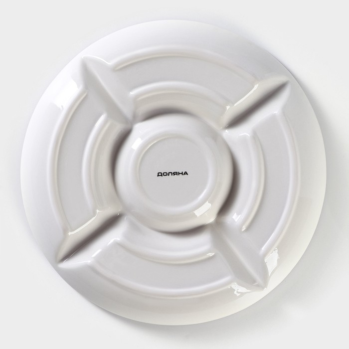 Менажница 5 ячеек Доляна &laquo;Зайка&raquo;, d=26 см