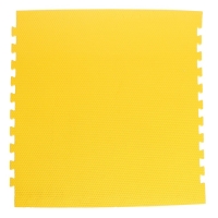 Мягкий пол универсальный &laquo;New-накат. Соты&raquo;, цвет жёлтый, 100 &times; 100 см, 14 мм