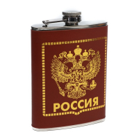 Подарочный набор "Двуглавый орёл" 4в1: фляжка 240 мл, воронка, 2 рюмки, 17 х 19 см Подарочный набор "Двуглавый орёл" 4в1: фляжка 240 мл, воронка, 2 рюмки, 17 х 19 см