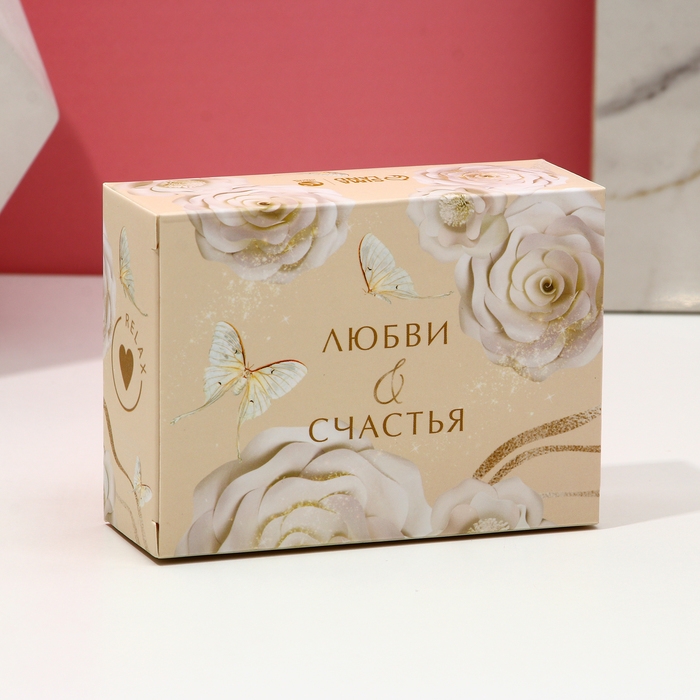 Мыло лепестковое &laquo;C 8 Марта&raquo;, 6 шт, аромат цветочный, ЧИСТОЕ СЧАСТЬЕ