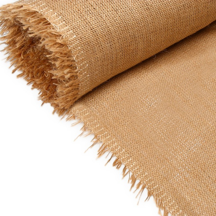 Джут натуральный, 10 &times; 1,06 м, плотность 360 г/м&sup2;, плетение 69/44