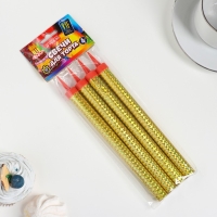 Свечи фонтаны для торта "Золотые искры", 18 см, 80 секунд, 4 шт Свечи фонтаны для торта "Золотые искры", 18 см, 80 секунд, 4 шт