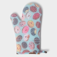 Рукавица для горячего Доляна «Пончики», силикон, 29,5×18×1 см Рукавица для горячего Доляна «Пончики», силикон, 29,5×18×1 см