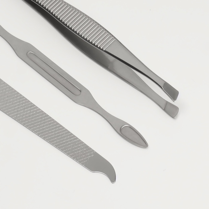 Набор маникюрный &laquo;MILITARY&raquo;, 6 предметов, в футляре, цвет камуфляж