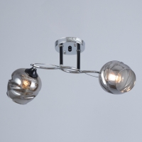 Люстра "Миллениум" 2х60Вт Е27 Хром, чёрный 54х19х23см Люстра "Миллениум" 2х60Вт Е27 Хром, чёрный 54х19х23см