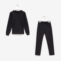 Термобельё для девочки (джемпер, брюки), цвет серый, рост 134 см Термобельё для девочки (джемпер, брюки), цвет серый, рост 134 см