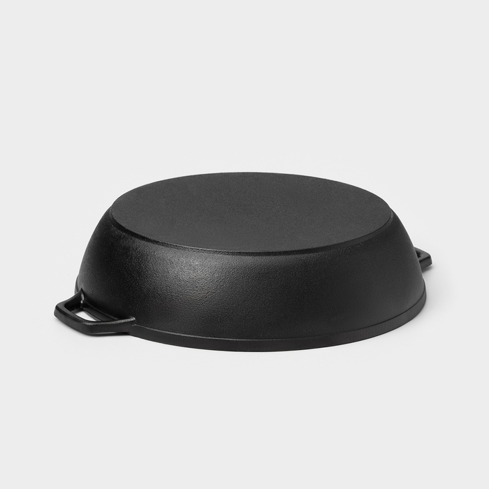 Жаровня чугунная Wild Kitchen, d=26 см, лопатка и губка в комплекте Жаровня чугунная Wild Kitchen, d=26 см, лопатка и губка в комплекте