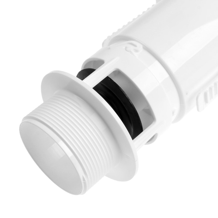 Арматура для смывных бачков "АНИ Пласт" WC6550 Эконом, с нижней подводкой 1/2", белая кнопка