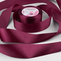Лента атласная, 40 мм &times; 23 &plusmn; 1 м, цвет баклажановый №252
