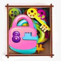 Игра &laquo;Ключики-замочки. Цифры&raquo;
