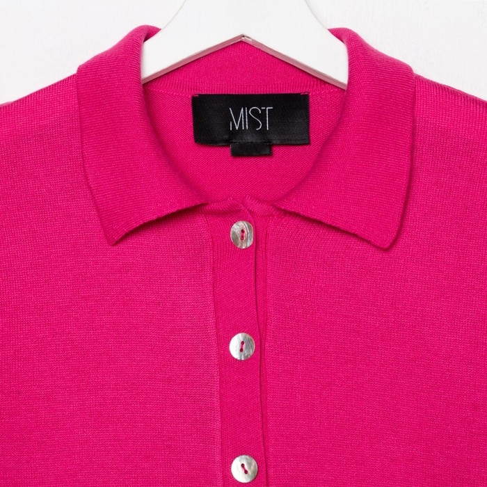 Джемпер поло MIST, р. 48-50, розовый