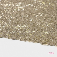 Салфетки сервировочные на стол Доляна &laquo;Соломка&raquo;, 30&times;45 см, 4 шт, золотые