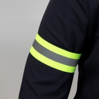 Повязка нарукавная светоотражающая, эластичная, на липучке, 35 &plusmn; 1 &times; 3,8 см