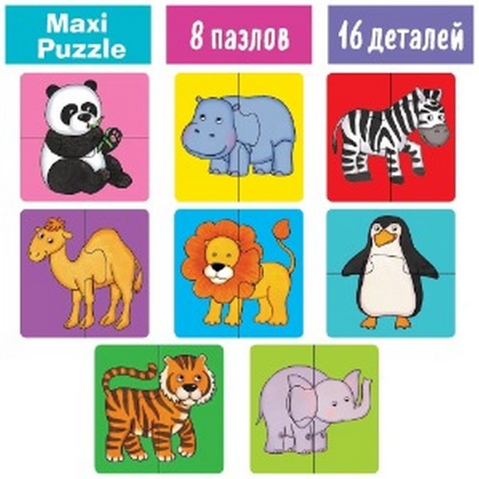 Пазл деревянный IQ &laquo;Зоопарк&raquo;