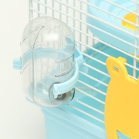 Клетка для грызунов "Пижон" с замком, 31 х 24 х 27 см, голубая Клетка для грызунов "Пижон" с замком, 31 х 24 х 27 см, голубая