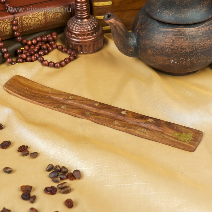 Подставка для благовония Подставка для благовония "Будда" дерево 0,5х3,5х26 см