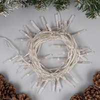 Гирлянда «Нить» 5 м с насадками «Звёздочки», IP20, прозрачная нить, 50 LED, свечение мульти, 8 режимов, 220 В Гирлянда «Нить» 5 м с насадками «Звёздочки», IP20, прозрачная нить, 50 LED, свечение мульти, 8 режимов, 220 В