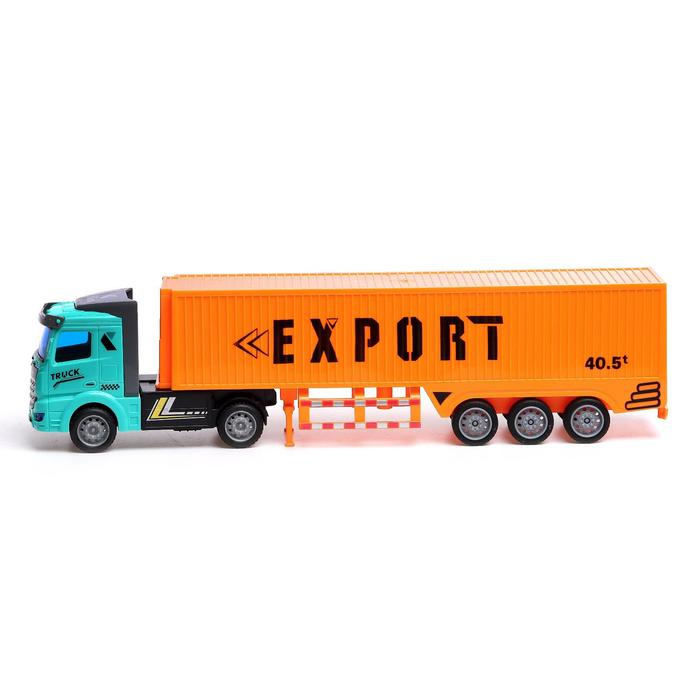 Грузовик инерционный &laquo;Контейнеровоз&raquo;, масштаб 1:48