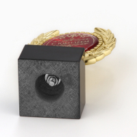 Кубок &laquo;С юбилеем&raquo;, наградная фигура, пластик, золото, 13 х 8 х 5 см.