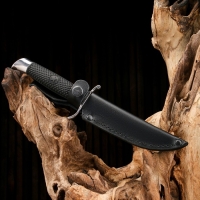 Финка "Разведчик" сталь - 440, рукоять - сталь, резина, 25 см