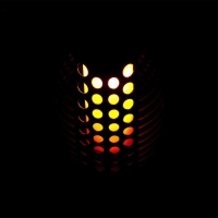 Садовый светильник Uniel на солнечной батарее &laquo;Факел&raquo;, 10 &times; 73 &times; 10 см, эффект пламени