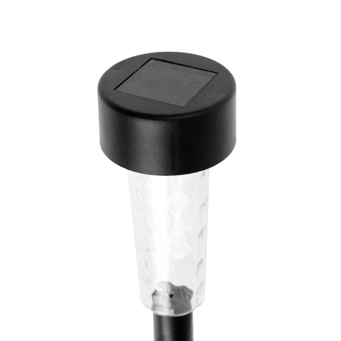 Садовый светильник на солнечной батарее &laquo;Трапеция&raquo;, 5 &times; 34 &times; 5 см, 1 LED, свечение тёплое белое