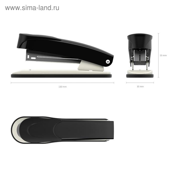 Степлер ErichKrause U1, № 24/6, до 30 листов, чёрный