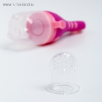 Ниблер для прикорма, с силиконовой сеточкой &laquo;Сердечко&raquo;, цвет МИКС