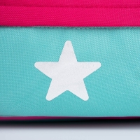 Рюкзак школьный текстильный c карманом &laquo;Волшебная лошадка&raquo;, светоотр. элементы, 27х23 х 10 см