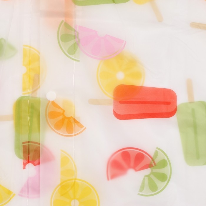 Дождевик детский &laquo;Мороженое&raquo;, рост 125-155 см