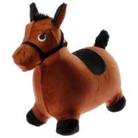 Попрыгун ZABIAKA &laquo;Лошадка&raquo;, текстильная отделка, h=50 см, 1400 г, цвет МИКС