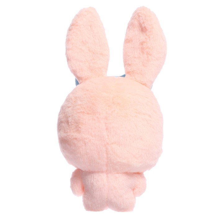 Мягкая игрушка &laquo;Зайка&raquo; с бантиком, 20 см, цвет персиковый