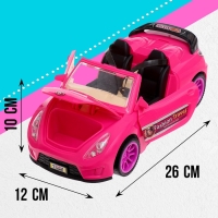 Игровой набор &laquo;Путешественницы&raquo; машина с прицепом, вертолёт, куклы, аксессуары